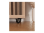 Ruota Calibro Plastica con Freno Piastra Girevole 42x42 Portata kg.40 mm.35 Nero | GTV - immagine 4